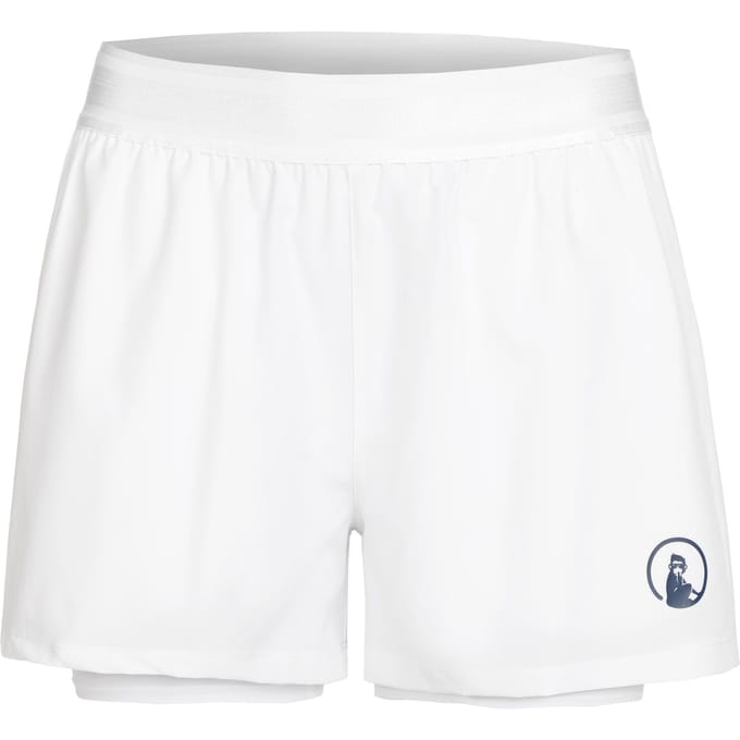 Quiet Please Point 2in1 Shorts Dames-Wit,Donkerblauw