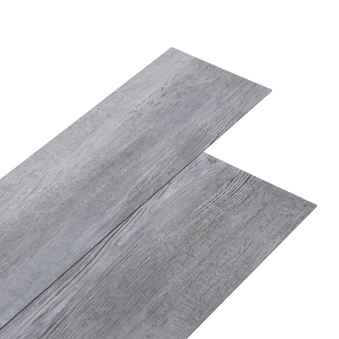 vidaXL - Vloerplanken - Mat - hout - grijs - 5,02 - m² - 36 - st - PVC