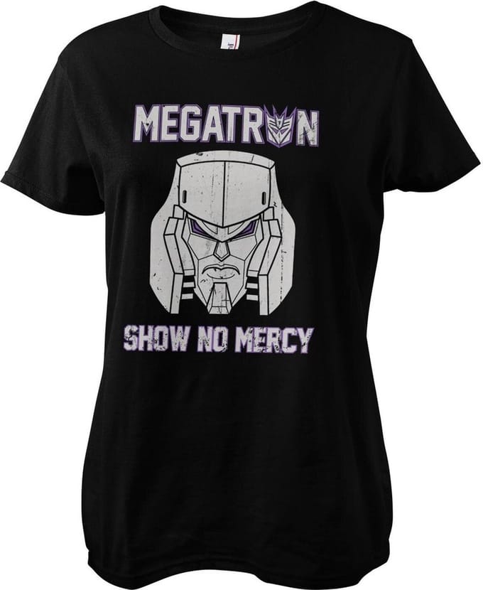 Transformers Megatron - Show No Mercy Girly Tee dames-T-shirt zwart