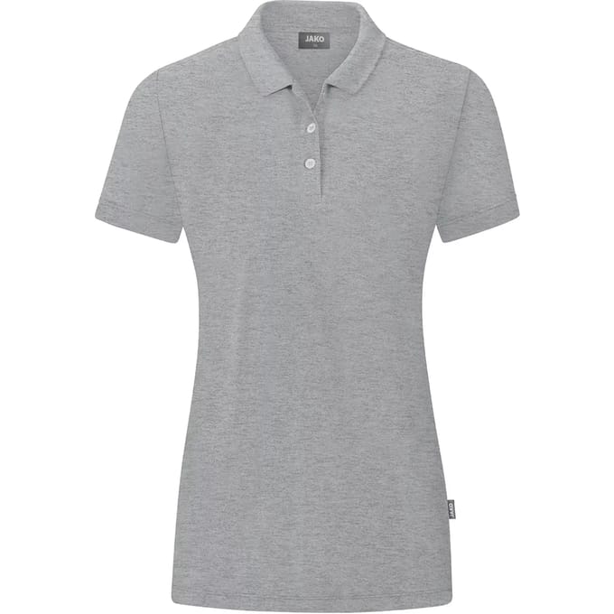 Jako Organic Polo Dames - Lichtgrijs Gemeleerd | Maat: 36