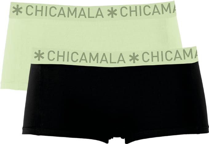 Chicamala Dames Boxershorts – 2 Pack – Ondergoed – Kleding – 95% Katoen – Normale Lengte – Dameskleding – Onderbroeken Dames