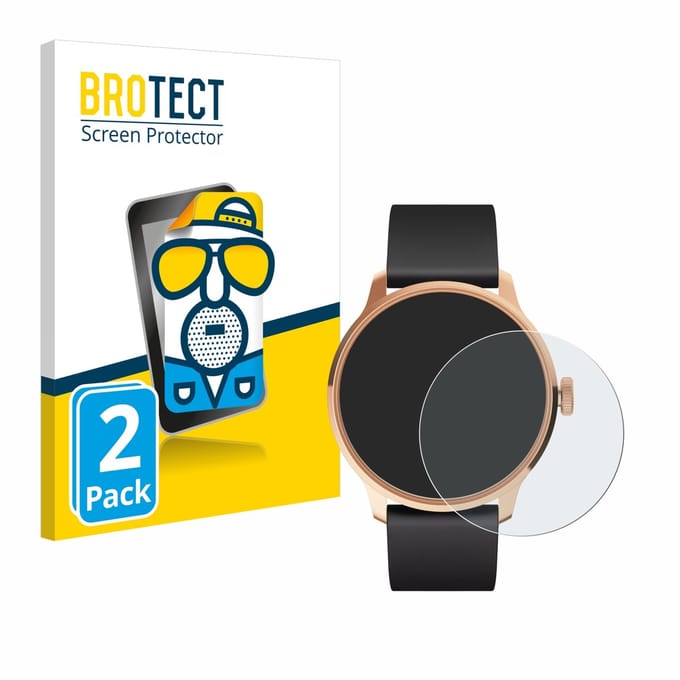 BROTECT - Screenprotector voor Withings ScanWatch Light - Folie Beschermfolie matte 2 Stuks