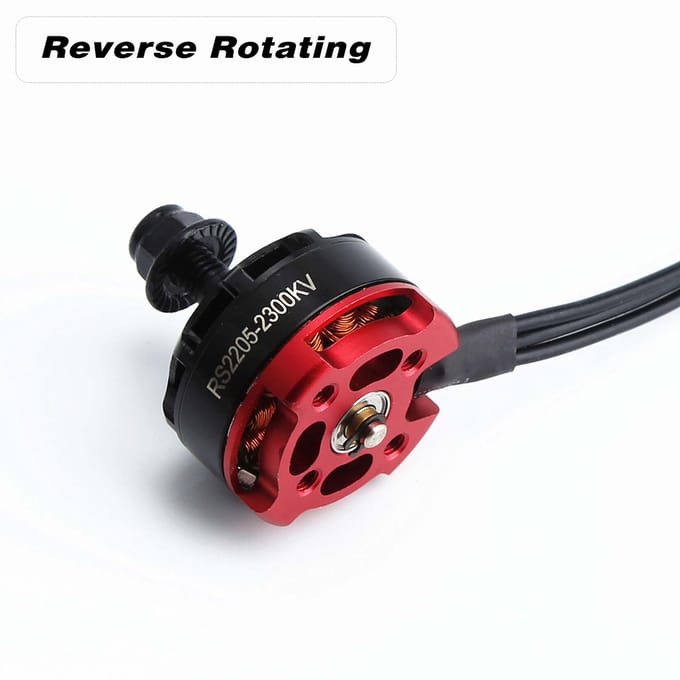 2205 2300KV borstelloze motor omgekeerd roterende motor voor FPV RC Racing Drone Multicopter Forward Rotating