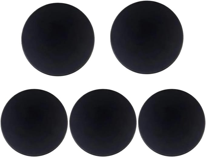 Deurstoppers - Deur Bumpers - Muren Beschermen - Zelfklevend - 5 stuks - Zwart