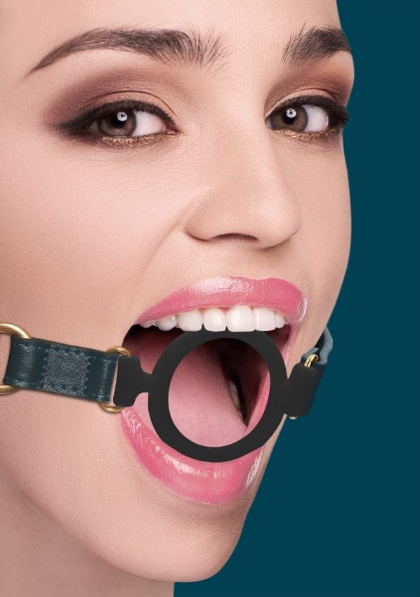 Ouch Halo - Silicone Open Ring Gag - Groen