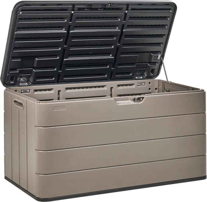 MILIES - Kussenbox - Bruin - 116 x 60 cm - Synthetisch materiaal