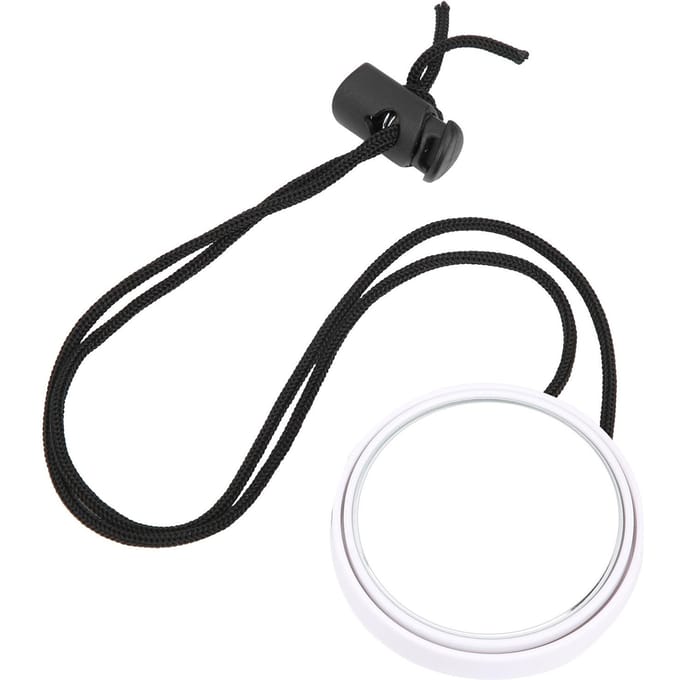 Duik Spiegel 360 Graden Verstelbare Achteruitkijkspiegel met Lanyard Duik Accessoire Zwart White