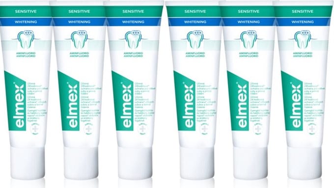 Elmex - Tandpasta - Sensitive Whitening - 6 x 75ML