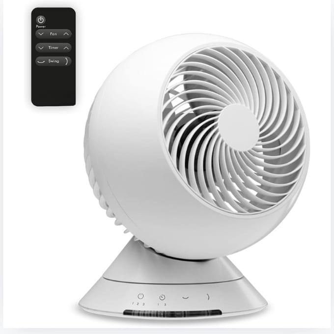 Tafelventilator - Statiefventilator - luchtstroomsnelheden – Zwenkfunctie - Bureau Ventilator - USB