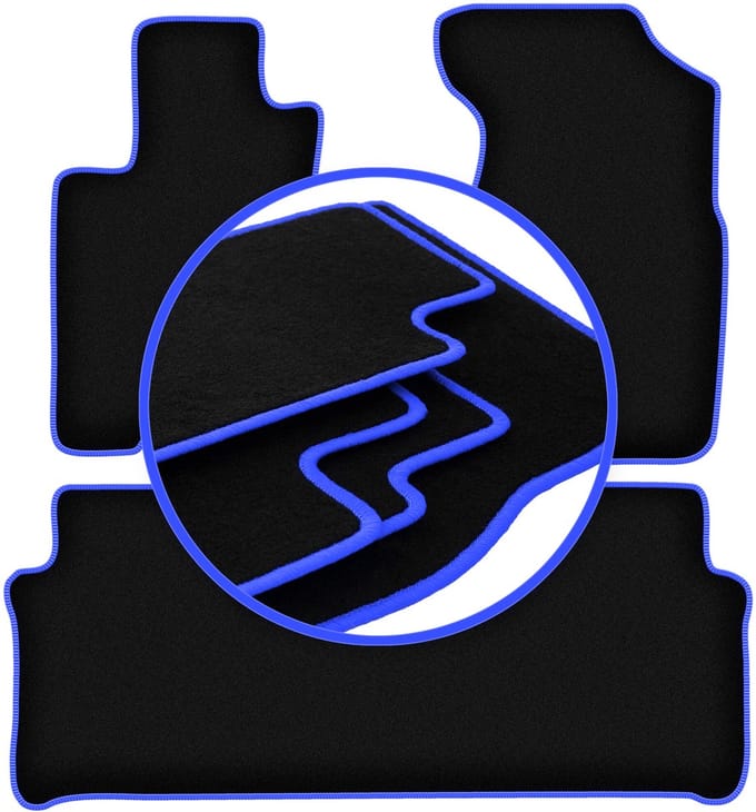 CARLUX-BLUE automatten voor: Honda CR-V II SUV (2001-2006)