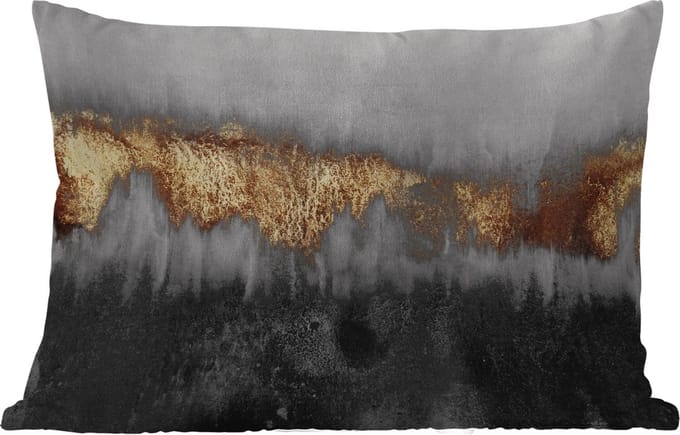 Buitenkussens - Tuin - Gold - Chic - Abstract - 50x30 cm