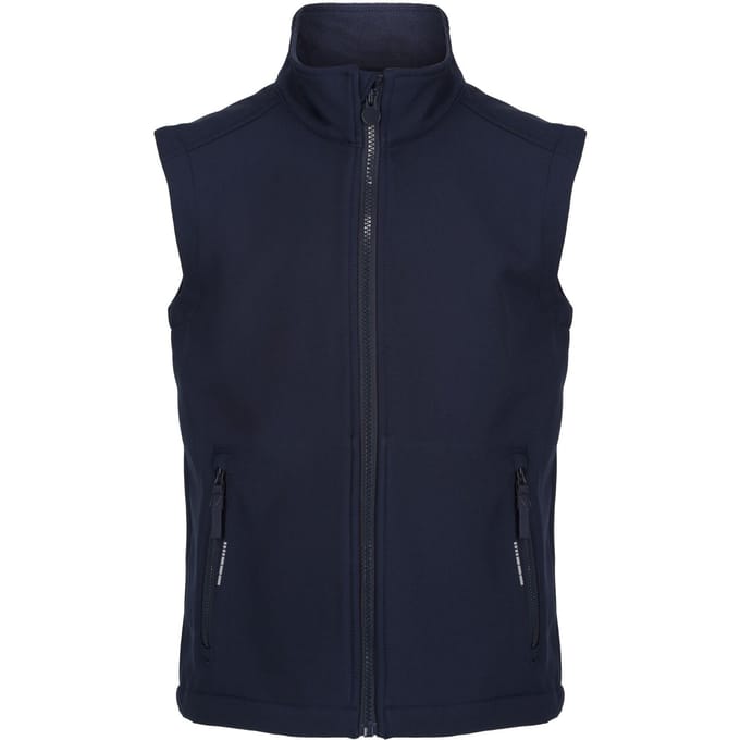 Regatta Kinder/Kids Ablaze Softshell Reflecterend Gilet (Marine)