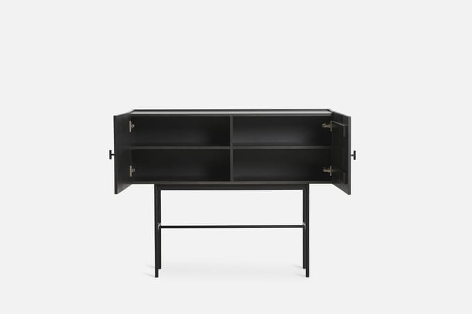 Woud Array Sideboard - eiken zwart - 120 cm