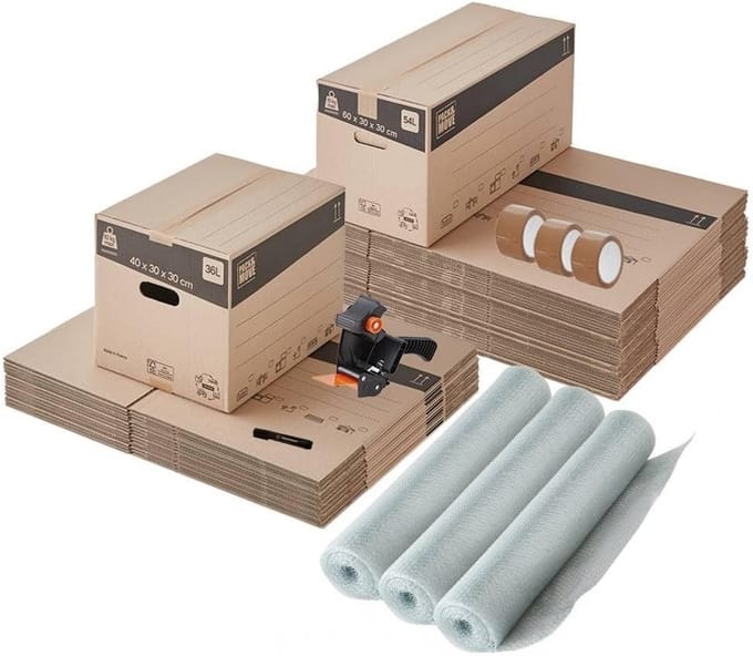 Complete Verhuispakket T4/T5 met Marker en Gratis Stickers - Alles voor uw Verhuizing