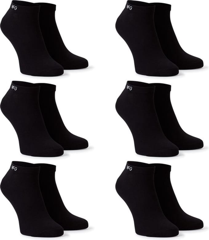 McGregor Sneaker sokken - 6-pack - Zwart 39-42