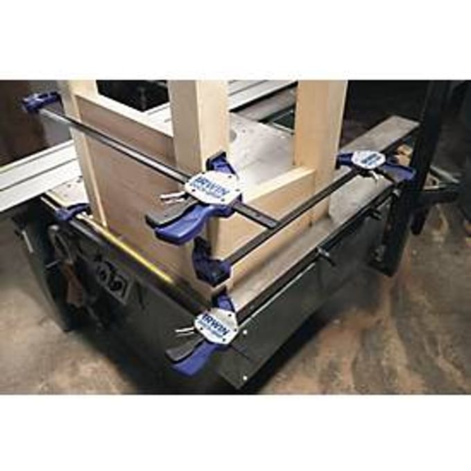 Eénhandsklem Quick Grip, spanbreedte 150 mm, opening 92 mm, spreidbreedte 235-378 mm, IRWIN