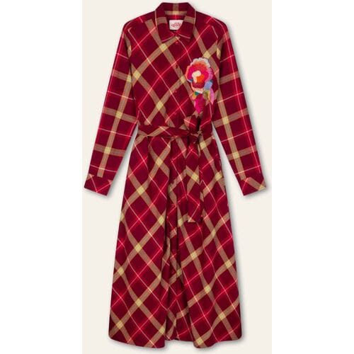 Oilily Dimphna Jurk- maat36 Cabernet