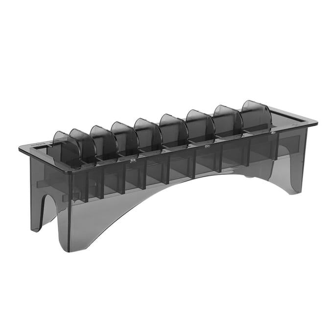 10 Roosters Elektrische Baardtrimmer Limietkam Organizer Gidskam Opbergkoffer black
