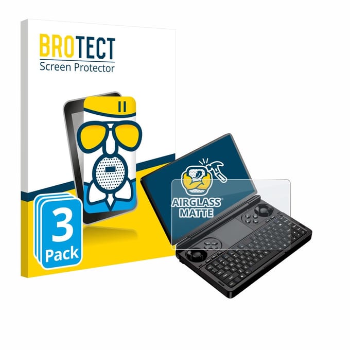 BROTECT - Screenprotector voor GPD Win Mini (2025) - Folie Beschermfolie Beschermglas matte 3 Stuks