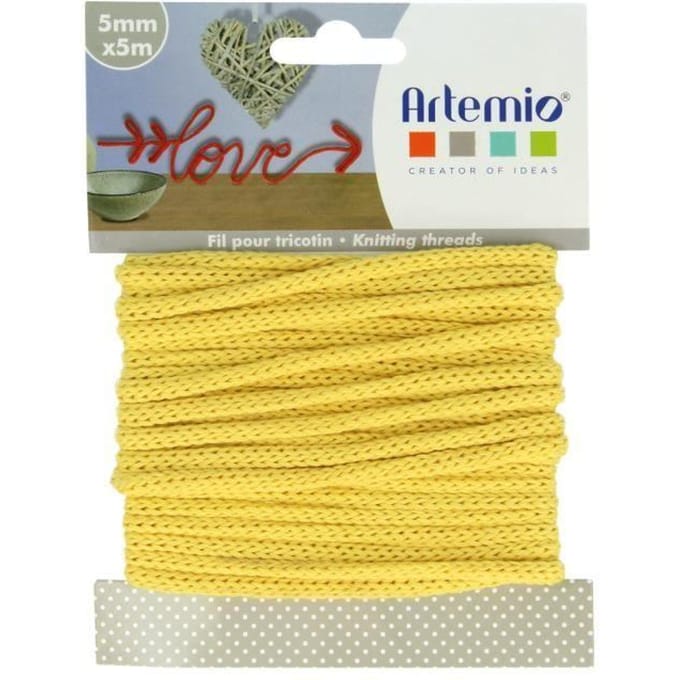 Artemio punnikdraad geel 5 m X 5 mm