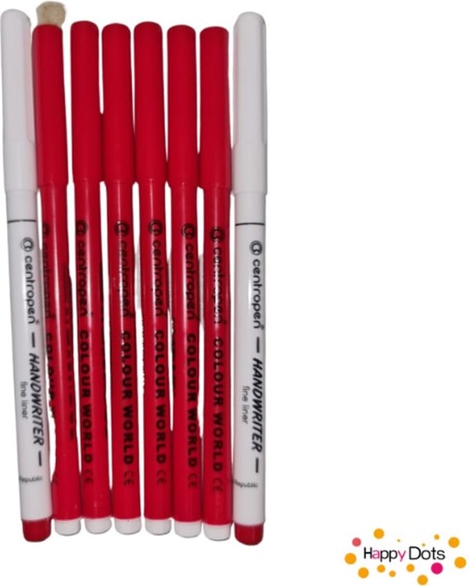 HappyDots DOT Painting Stiften set rood