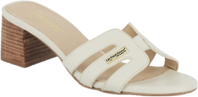 Leren sandalen met hak van M.belarbi Livia