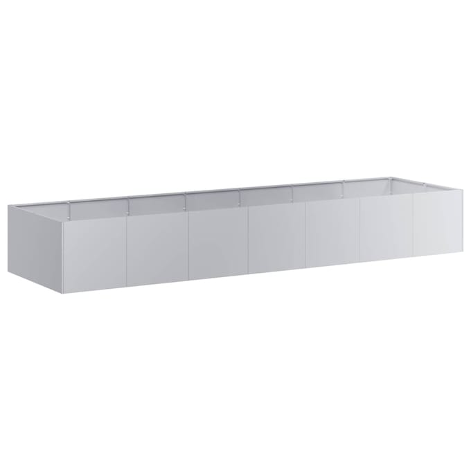 vidaXL - Plantenbak - 280x80x40 - cm - gegalvaniseerd - staal