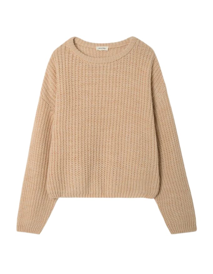 American Vintage Cyrow Pullovers Beige Cyr18ah26