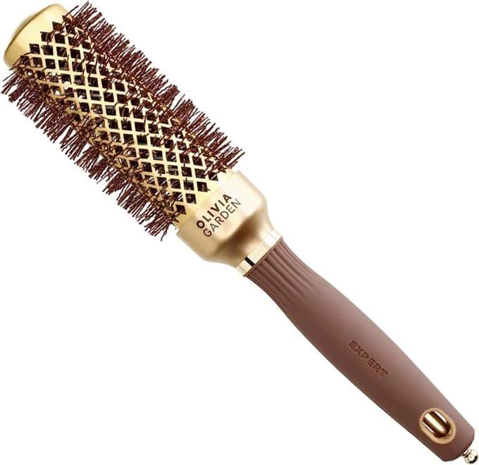 Olivia Garden - Expert Blowout Curl Gold & Brown - 35 mm