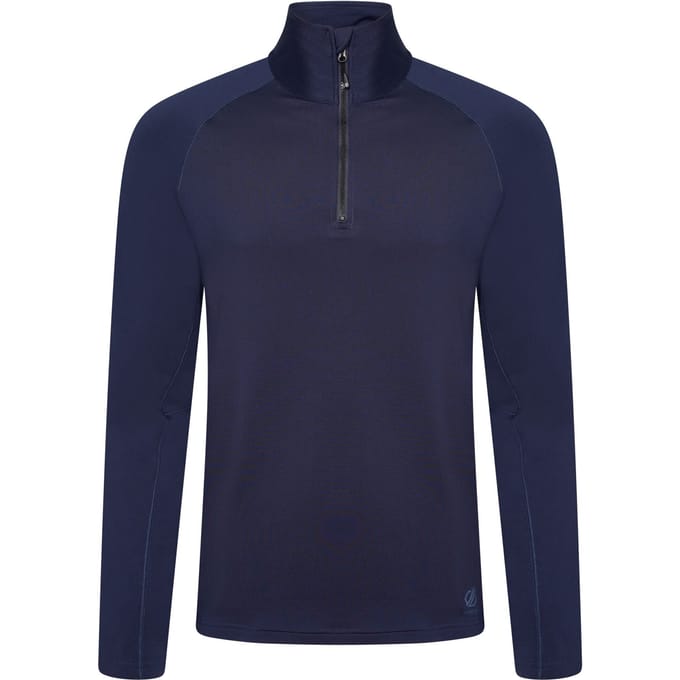 Dare 2B Heren Fuser Core Stretch Half Zip Thermo Top (Nachtelijke Marine)