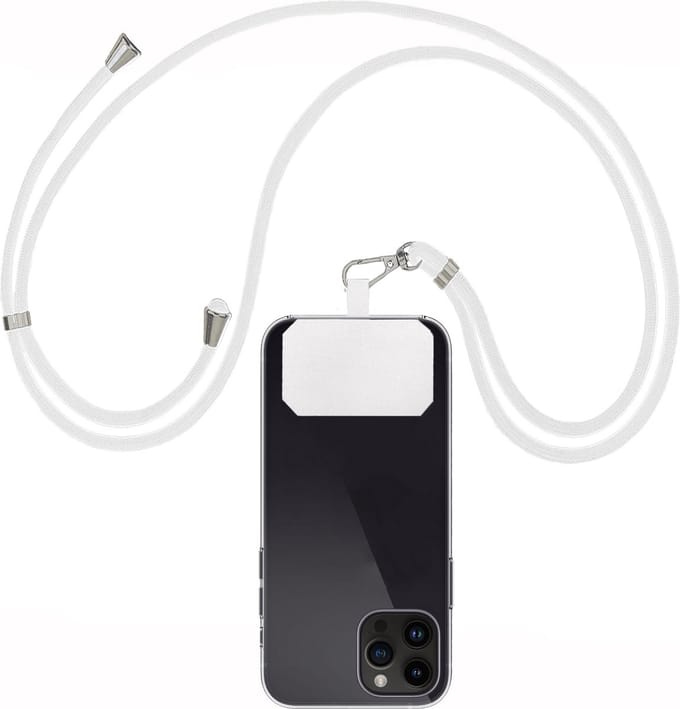 Telefoon Koord Universeel Telefoonkoord Verstelbaar - Telefoonkoorden Universeel Verstelbaar - Wit