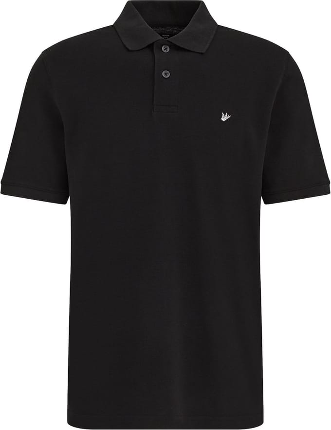 WE Fashion Heren regular fit polo met structuur