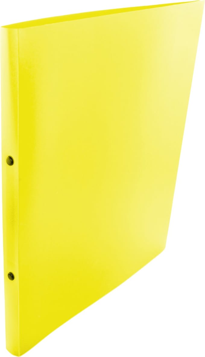 Kangaro ringband - A4 - 2-rings - PP - 16mm - geel