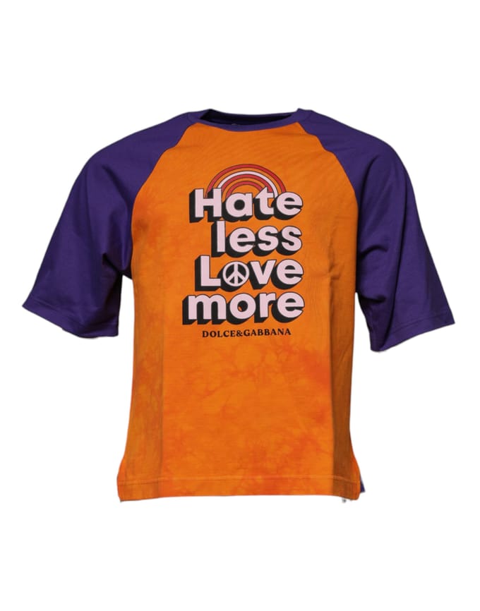 Hate Less Love More Tie-dye T-shirt