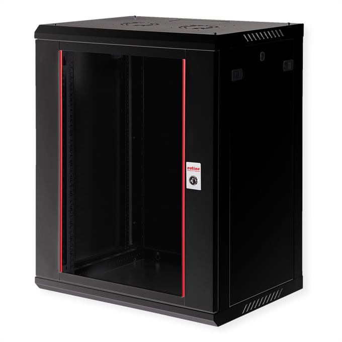 ROLINE 19-inch wandbehuizing Basic Plus 18U, 600x450 BxD zwart