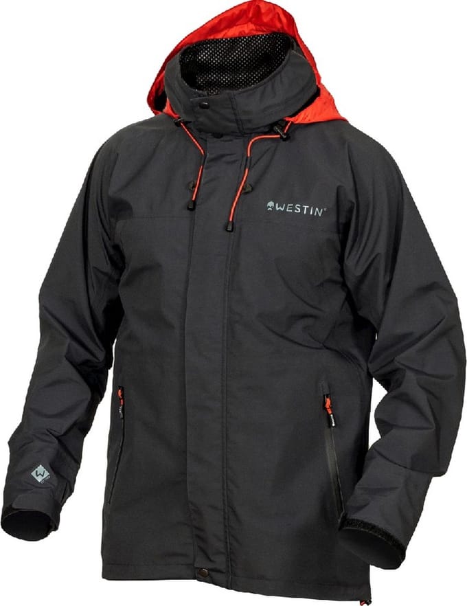 Westin W6 Rain Jacket Steel Black XL - Vis Jas