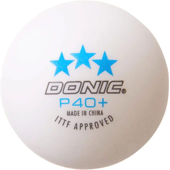 Set van 72 tafeltennisballen Donic P40+*** (40 mm)