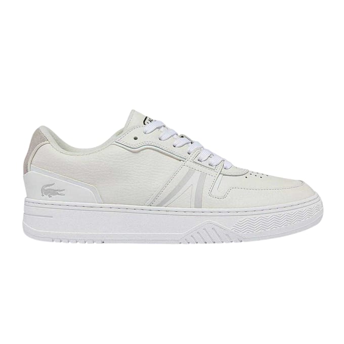 Lacoste Heren L003 Neo Leren Trainers (Wit)