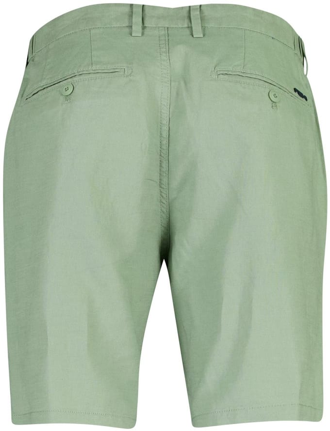 Shorts New Zealand groen 100% linnen