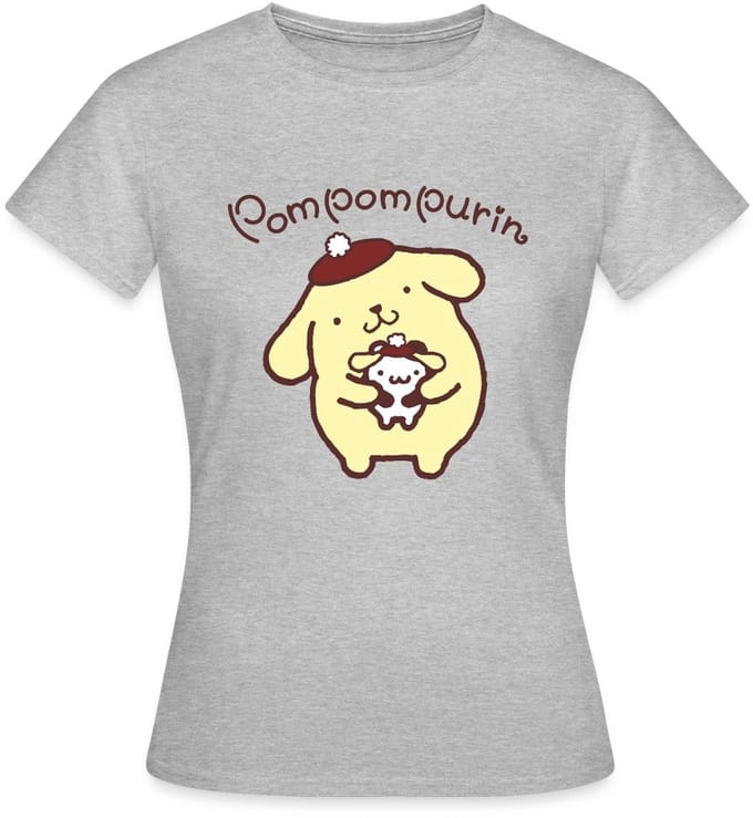 Pompompurin Met Muffin Verkleed Als Pompom Purin T-Shirt Dames