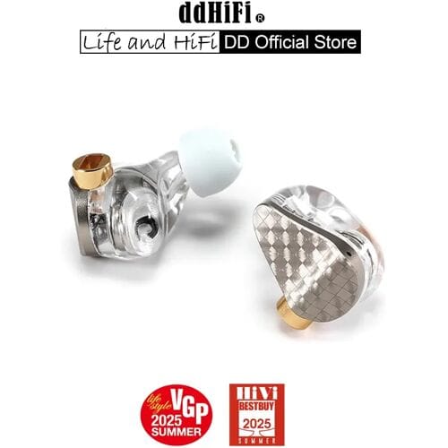 ddHiFi E14D-oortelefoon |   1 dynamische en 4 BA-drivers |   Afneembare, 4,4 mm gebalanceerde kabel inbegrepen |   0,78 2-pins connector