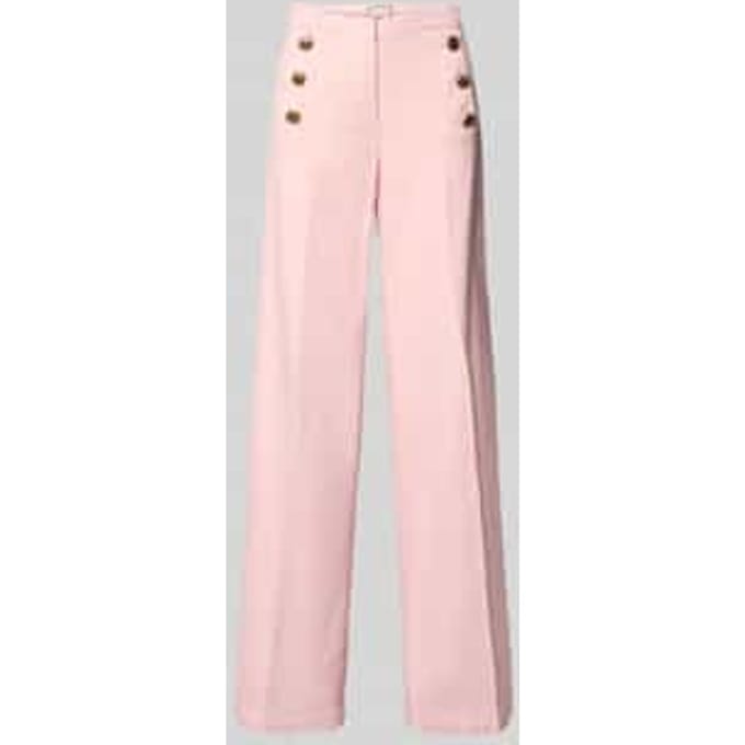 Wide leg broek met persplooien model 'Bridget'