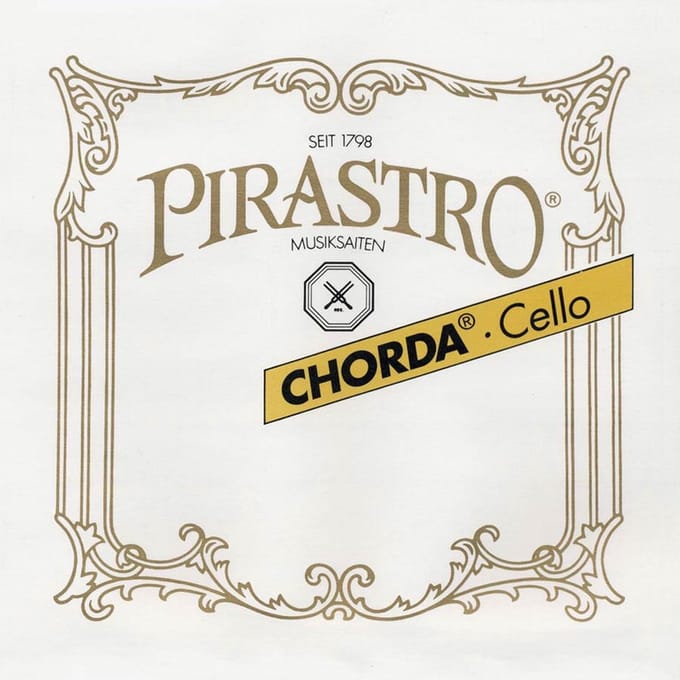 Pirastro P232440 cello string C-4 medium (36), gut core, silver plated