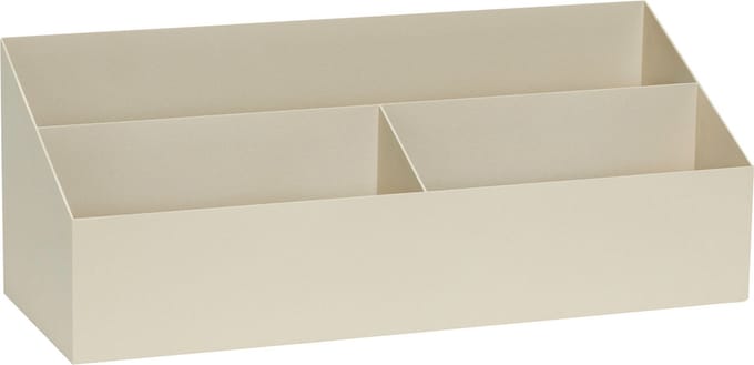 Hubsch interior Bureau organizer Pod zand staal 15x40x15cm