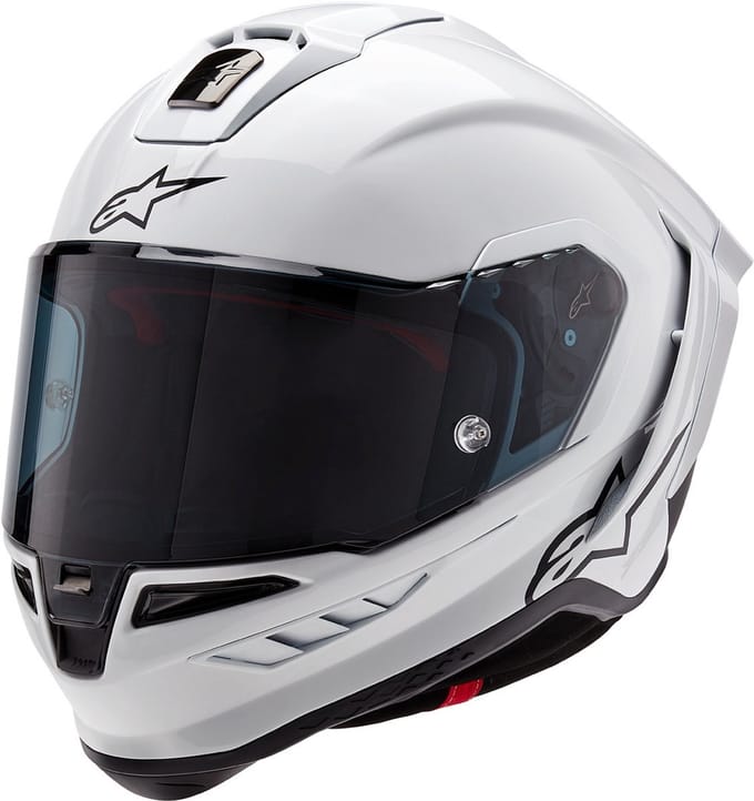 Alpinestars Supertech R10 Wit Glossy Zwart Mat Integraalhelm - Helm
