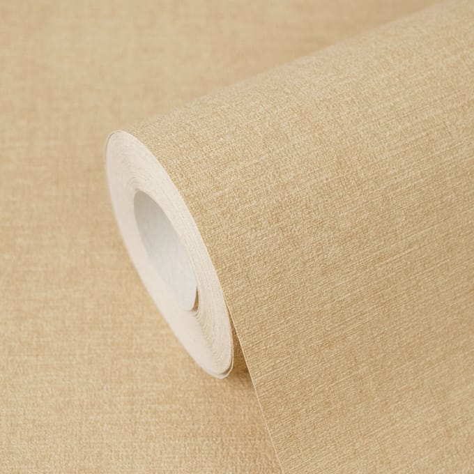 LICHT GLANZEND GEMÊLEERD BEHANG | Textiellook - Beige Bruin Geel - A.S. Création Cuba II