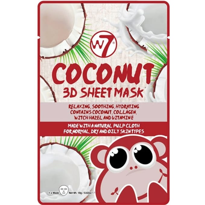 W7 3D Kokosnoot Masker