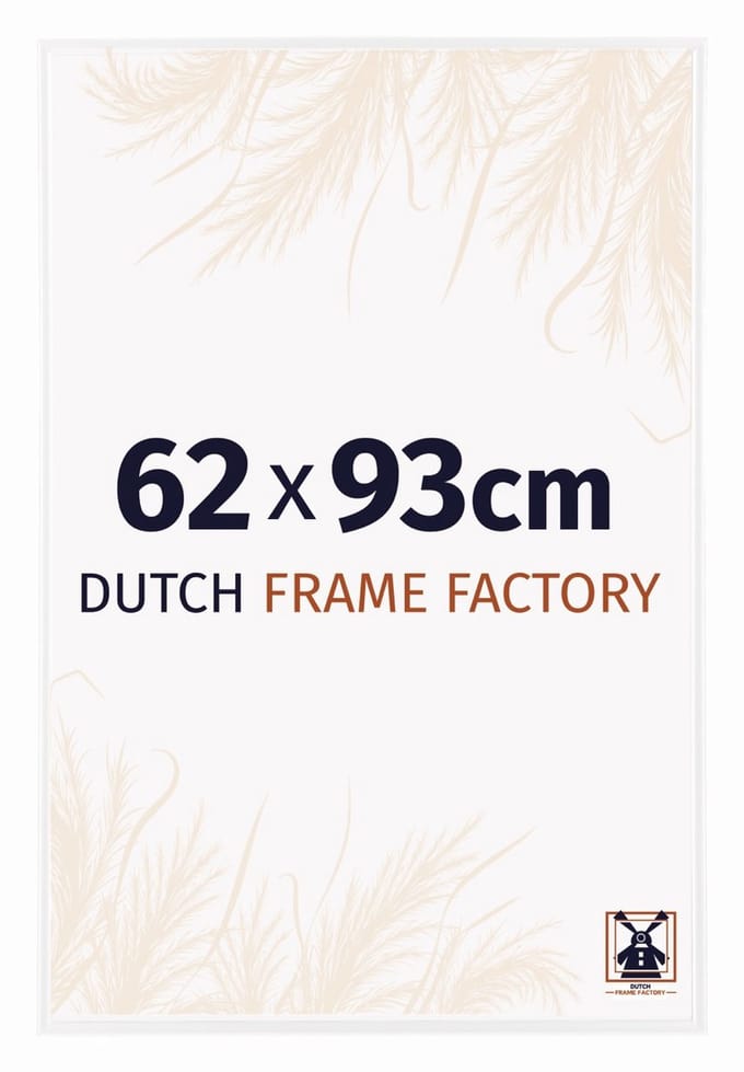 Fotolijst 62x93 cm - Kunststof - Wit Hoogglans - Easy