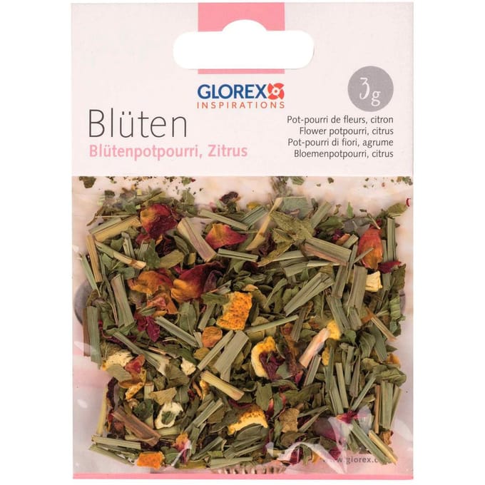 Bloesems, gedroogd - Bloempotpouri, citrus