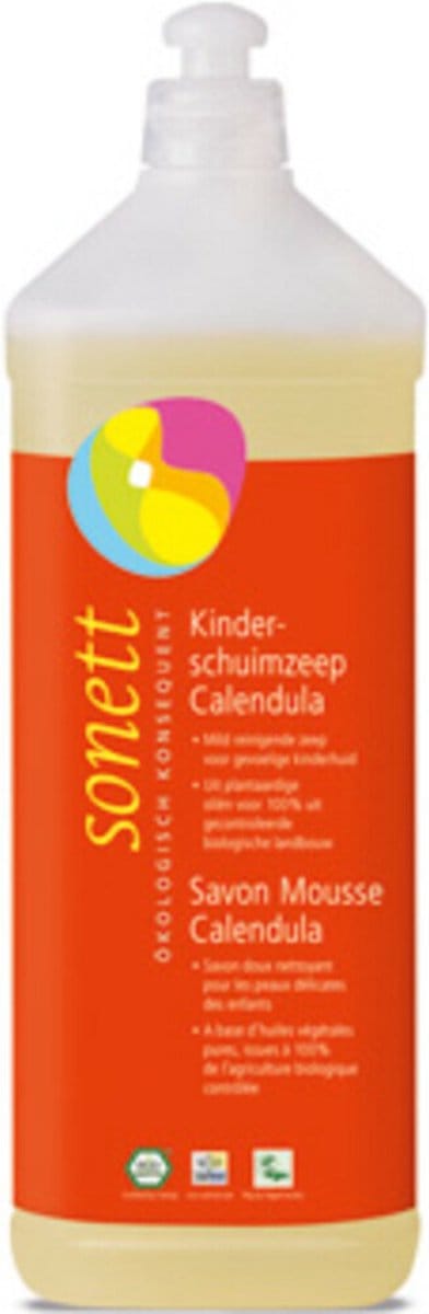 Sonett Schuimzeep Kids bio - 1000 ml